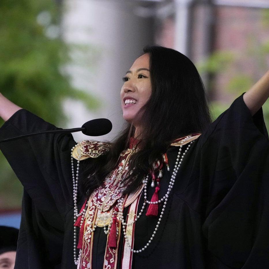 Chinese student struck a chord emphasizing humanity during Harvard commencement speech